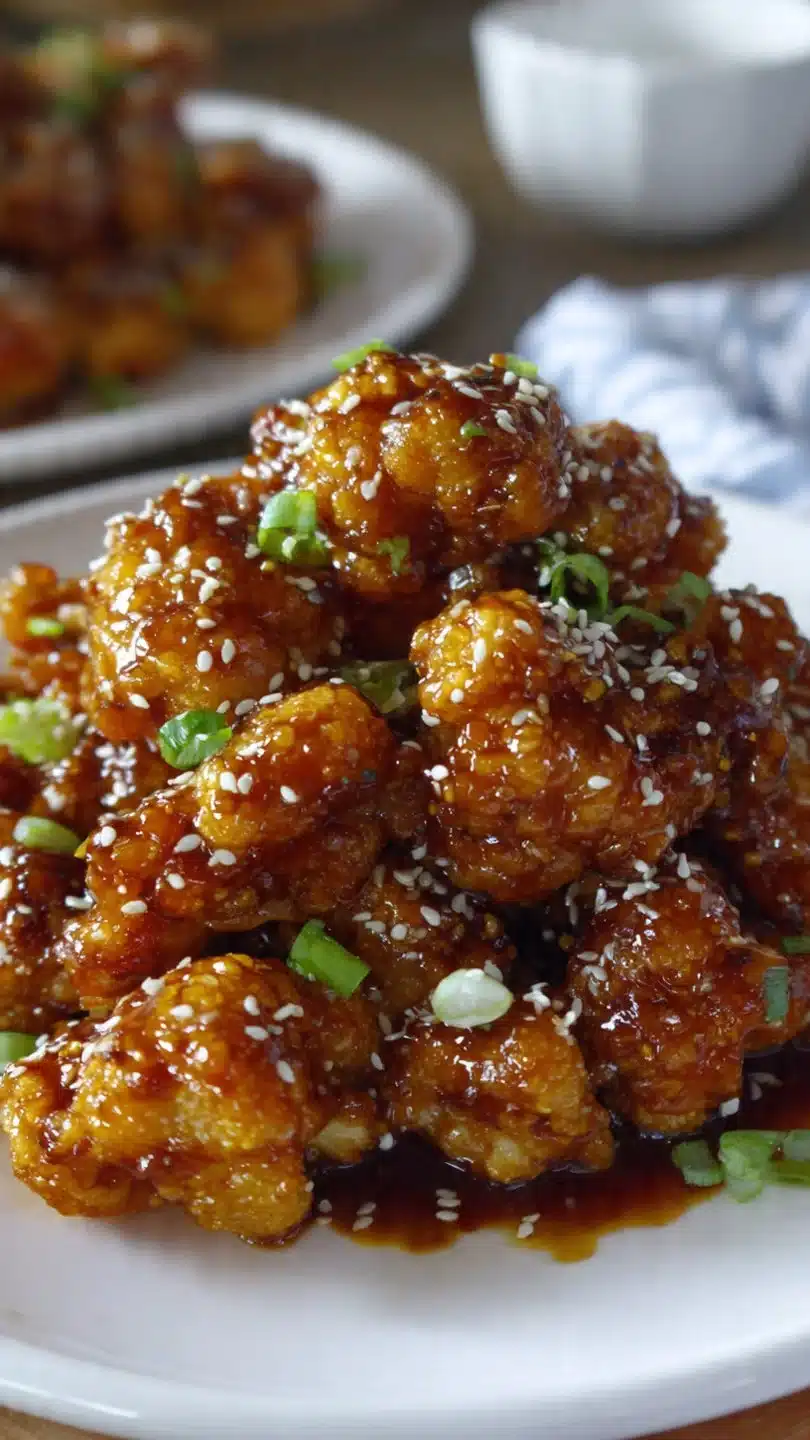 Amazing Sticky Honey Garlic Cauliflower in 5 Steps
