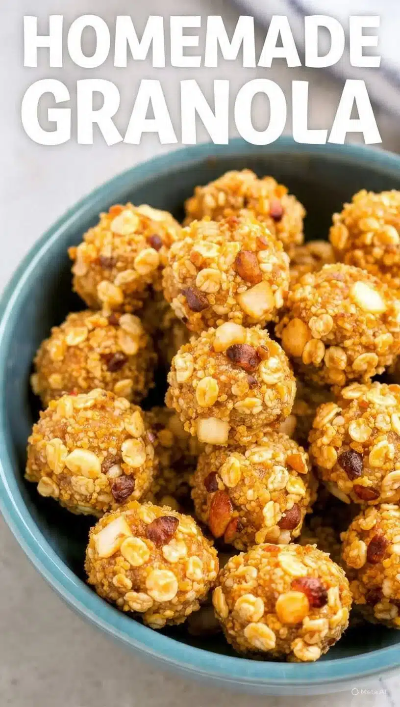 Apple Cinnamon Granola Bites