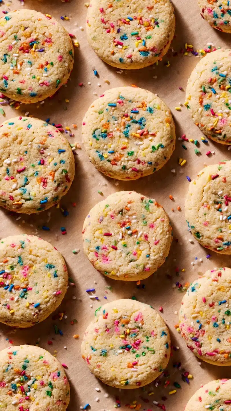 Gluten Free Soft Baked Funfetti Cookies