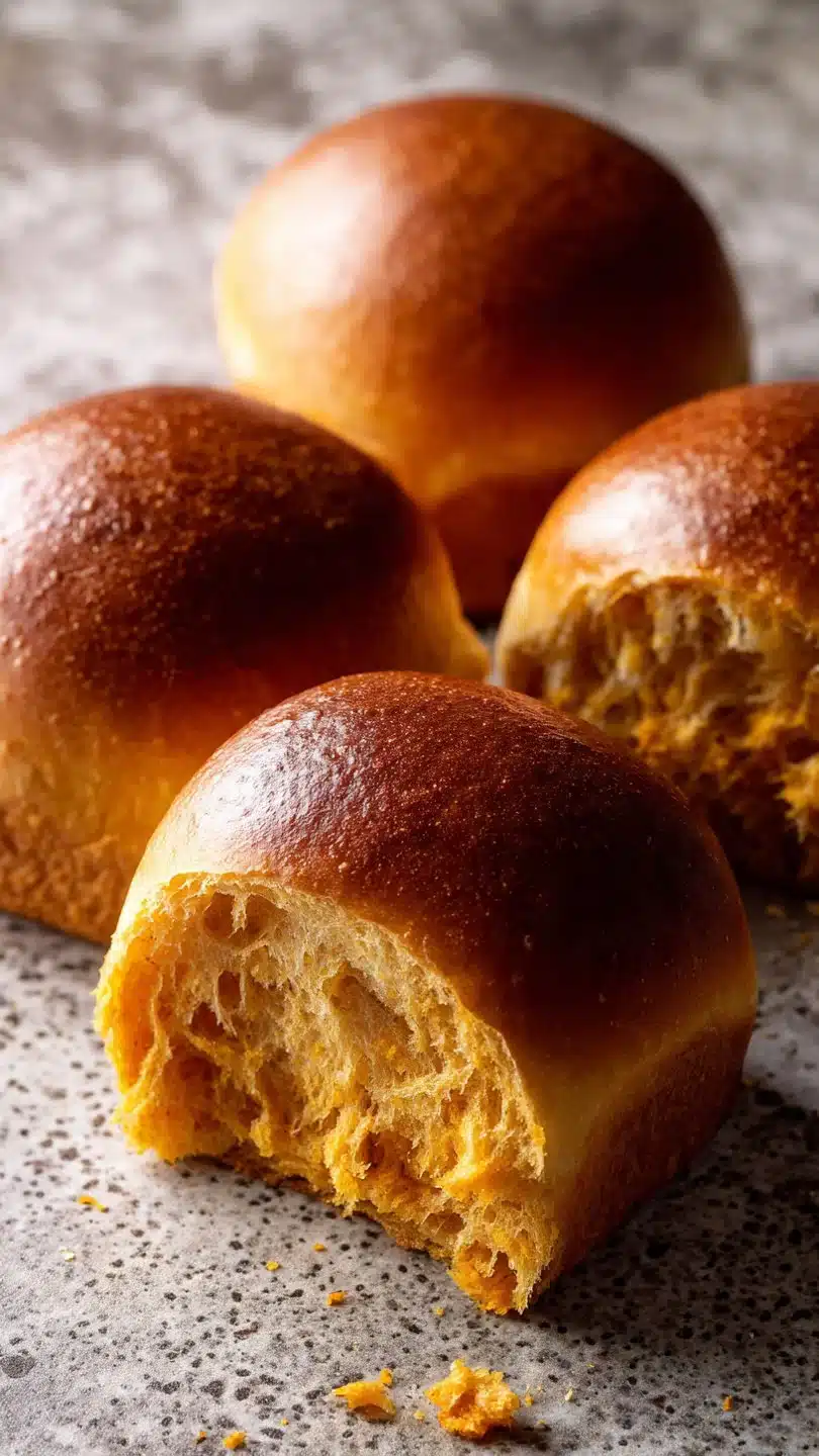 Easy Gluten Free Sweet Potato Dinner Rolls