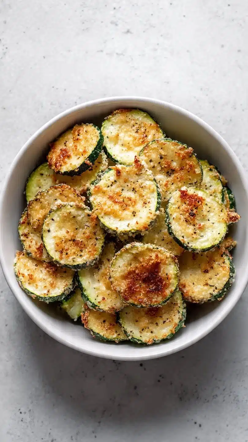 Gluten Free Baked Zucchini Crisps