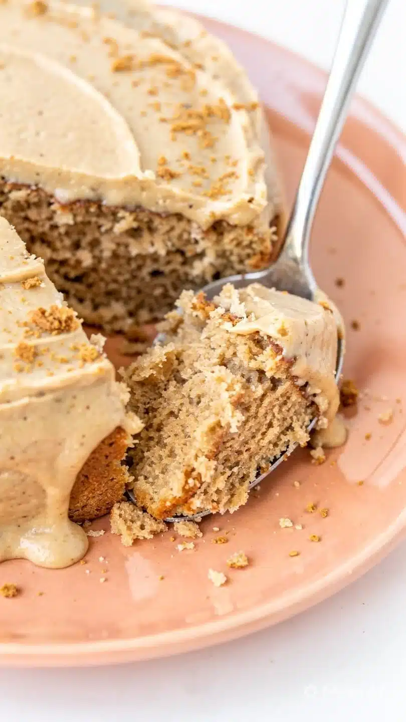 Gluten Free Biscoff Cookie Butter Cake