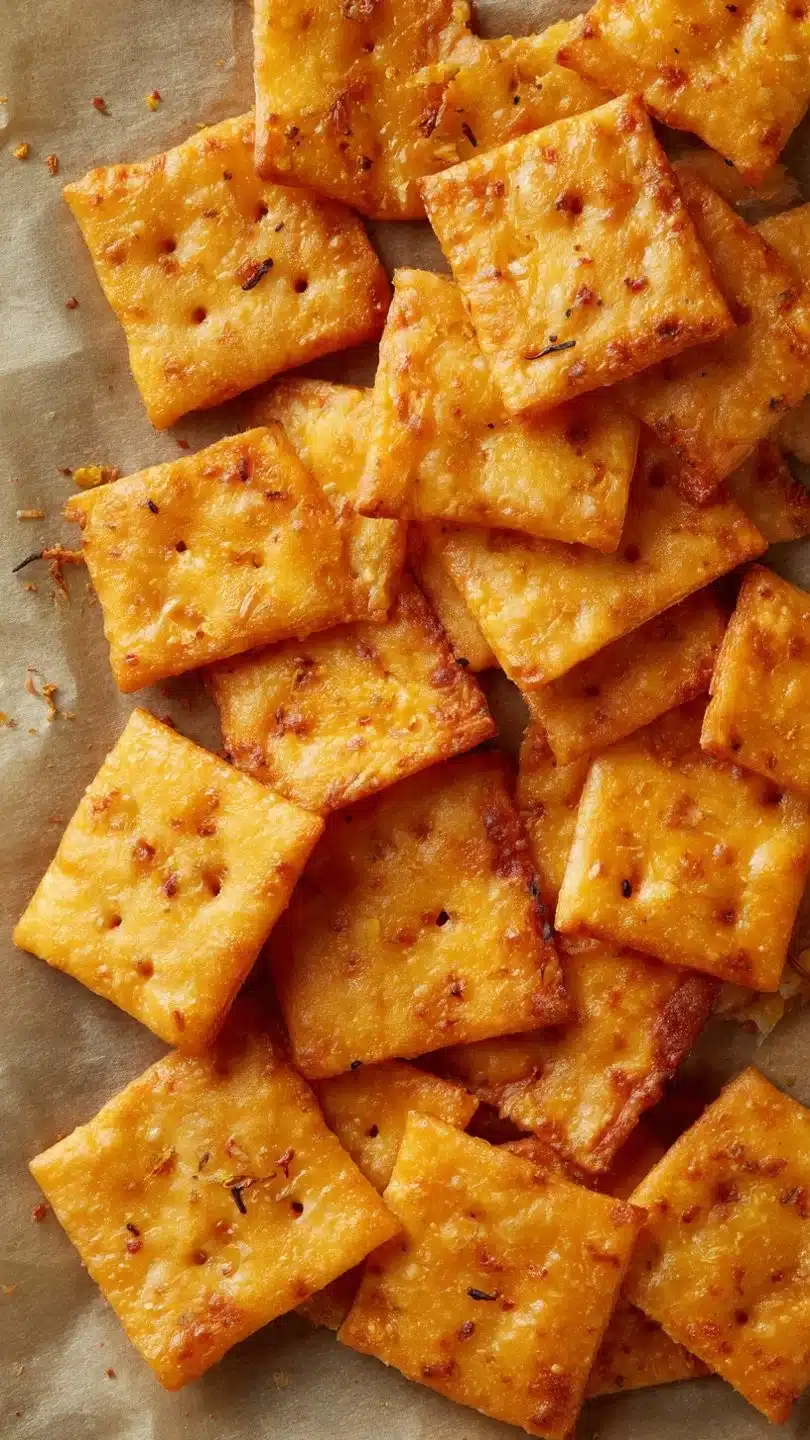 Gluten Free Cheddar Cheese Crackers