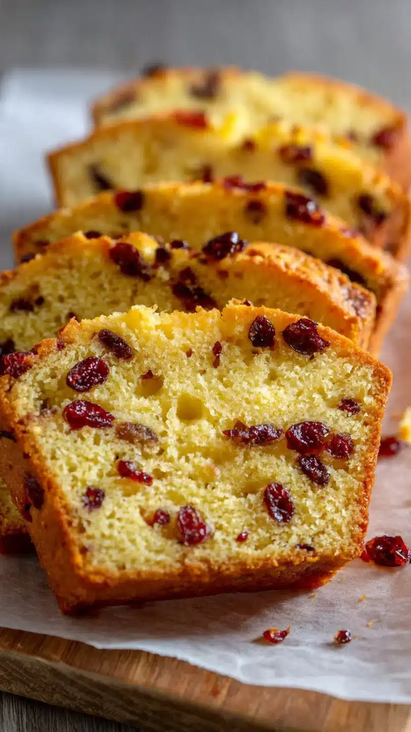 Gluten Free Cranberry Orange Loaf