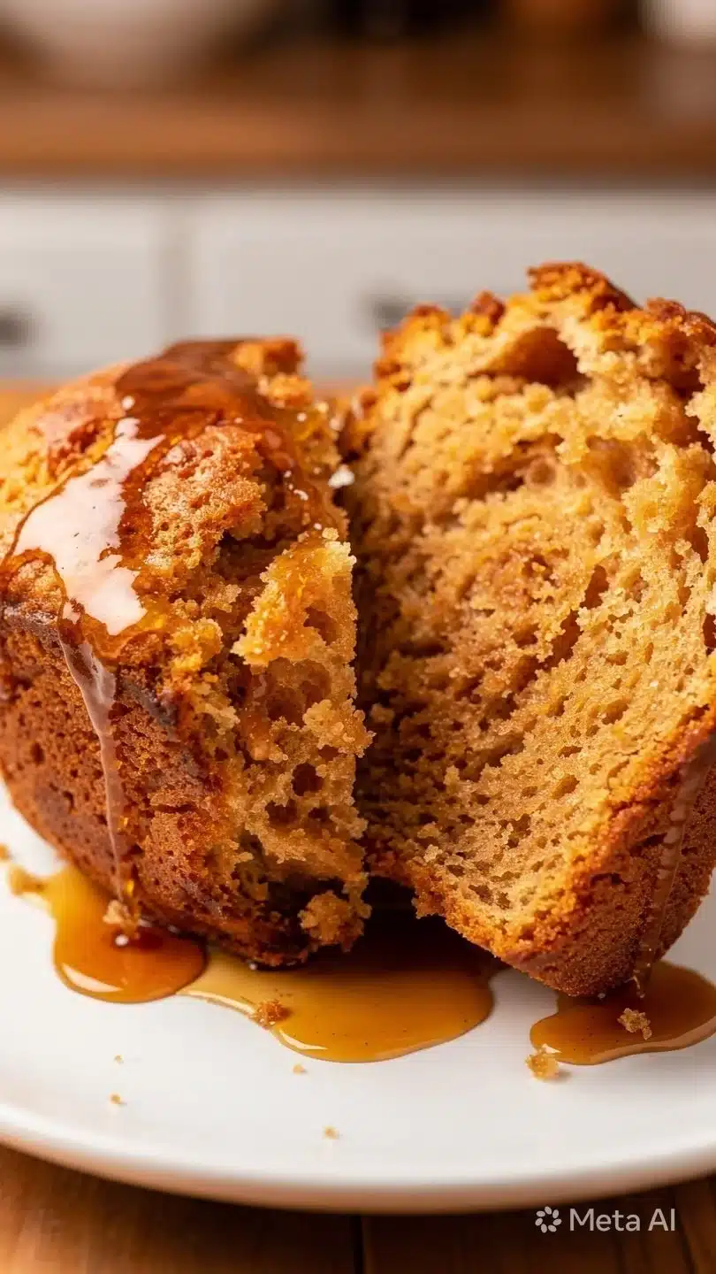 Gluten Free Maple Glazed Brown Sugar Cookie Bread
