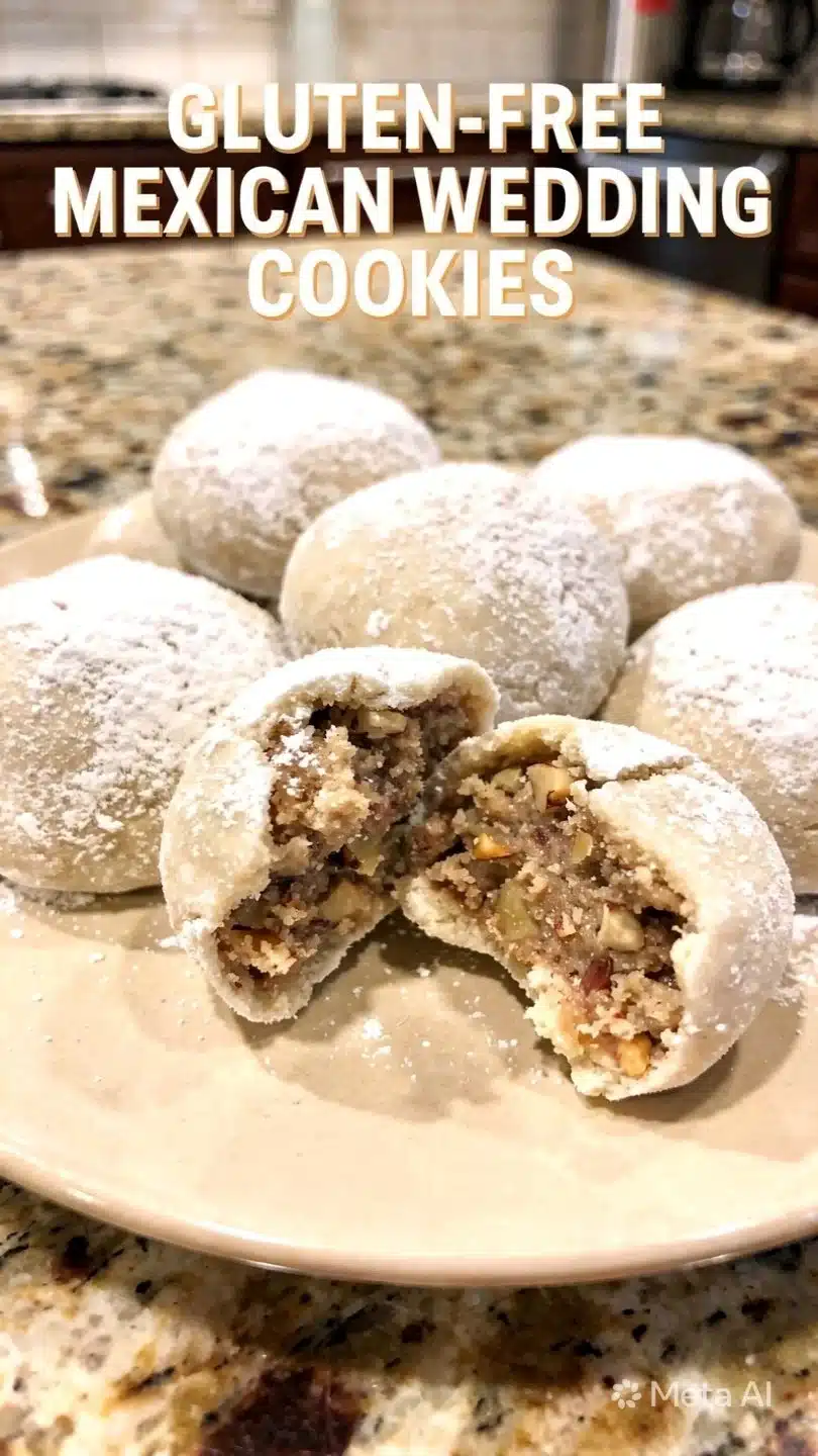 Gluten Free Mexican Wedding Cookies