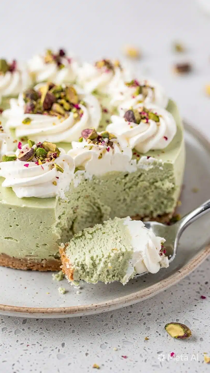 Gluten Free Pistachio Cheesecake