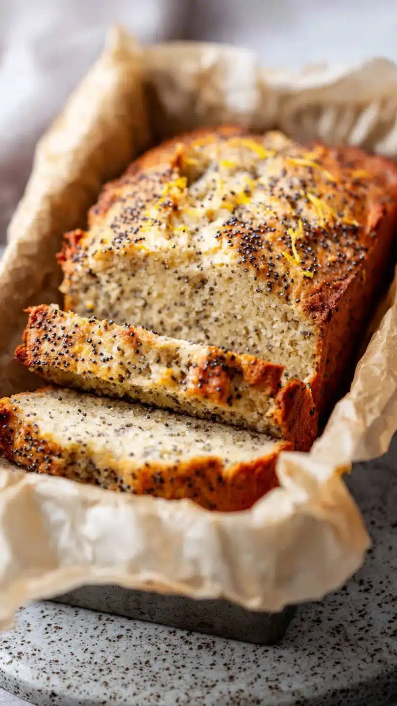 Gluten Free Poppy Seed Lemon Loaf