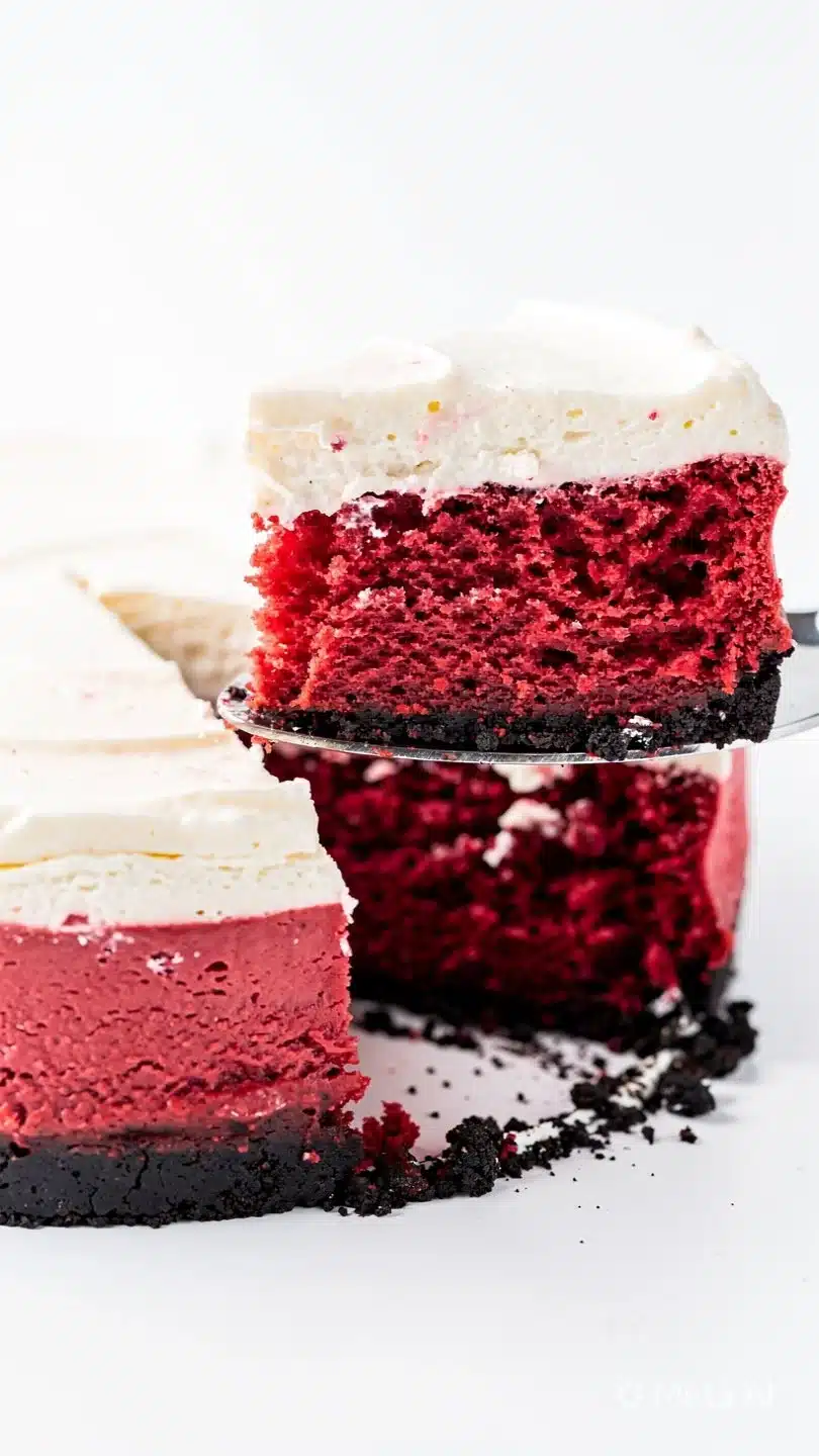 Gluten Free Red Velvet Cheesecake