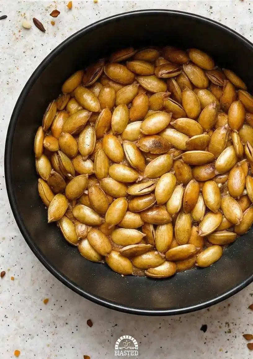 Gluten Free Savory Roasted Pumpkin Seeds